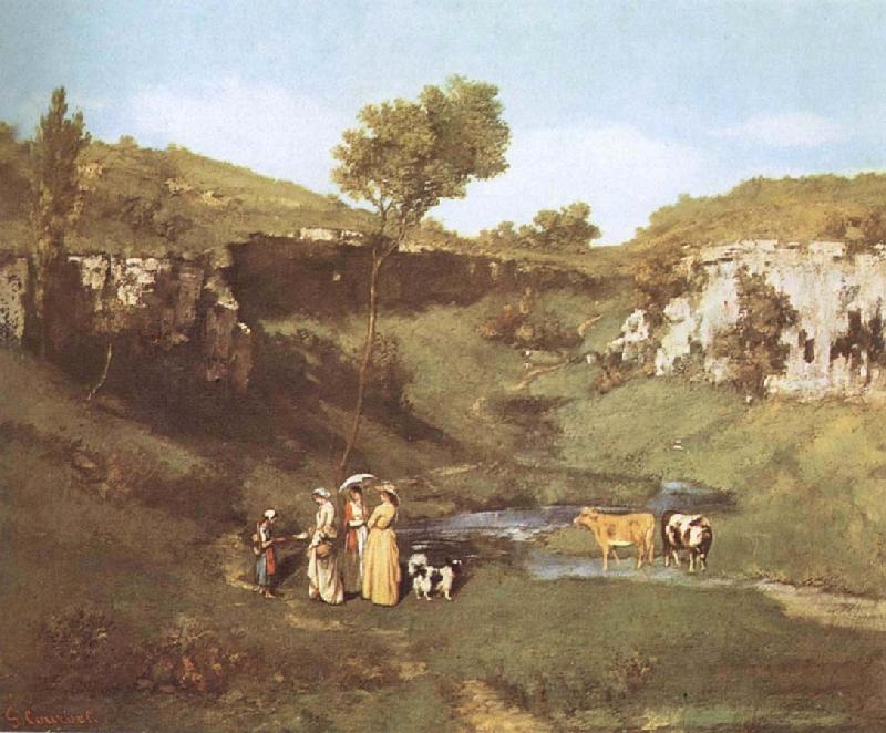 Gustave Courbet Girl France oil painting art